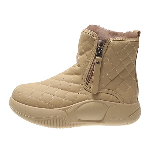 Bottes d'hiver chaudes et imperméables avec semelle épaisse