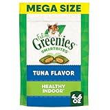 Greenies Feline Smartbites Healthy Indoor Natural Treats for Cats, Tuna Flavor, 4.6 oz. Pouch