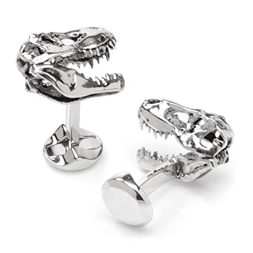 Ox And Bull Trading Co Silver T-Rex 3-D Cufflinks #TOP1