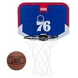 Franklin Sports NBA Philadelphia 76ers Mini Over the Door Basketball Hoop