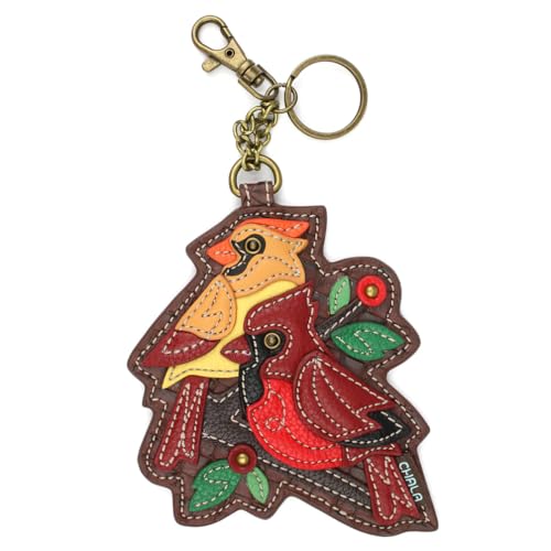 CHALA Bird Collection Women's Decorative Key Fob/Coin Purse Accessory - Cardinal Group