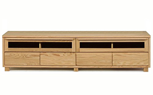 Amazon｜大川家具 岡製作所 テレビボード アンリ 200cm幅 ナチュラル