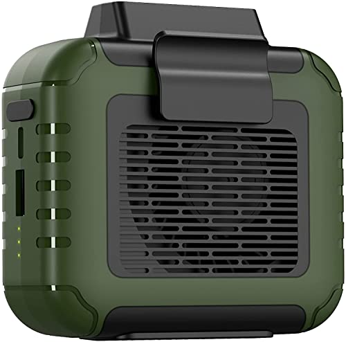 Yeedie 3-In-1 Portable Waist Clip Fan, 6000Mah Personal Rechargeable Neck Fan Up To 16H, Strong Airflow, 3 Speed, Hand Free Battery Operated Belt & Necklace Fan For Working Hiking Fishing #TOP3