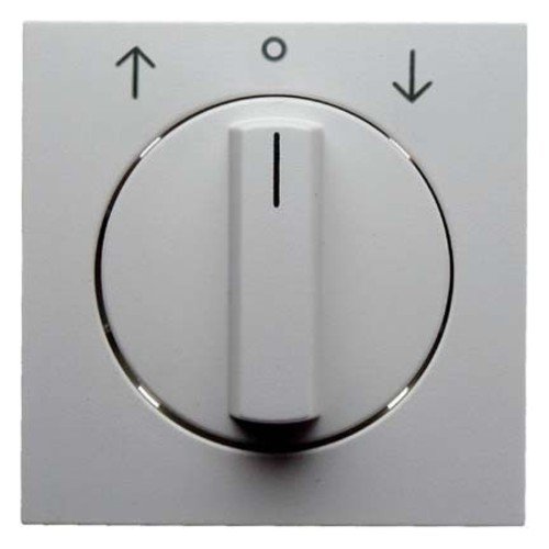 Preisvergleich Produktbild Hager S1 Zentralplatte mit Fernbedienung Pfeil Glanz Weiß Polar