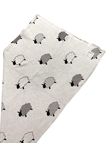 Couverture bébé 100% coton bio de qualité supérieure KAISER 65213 SHEEP
