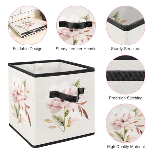 Boîte de rangement pliable avec poignées pour vêtements et jouets - 5