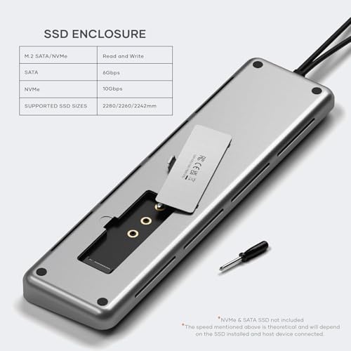 Dock USB-C SATECHI Dual para un escritorio limpio y eficiente en casa 4