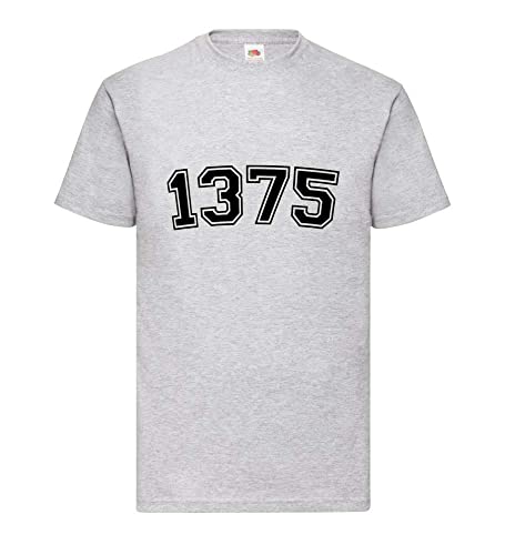 T-shirt pour homme grande taille XXXL vêtement gris col rond