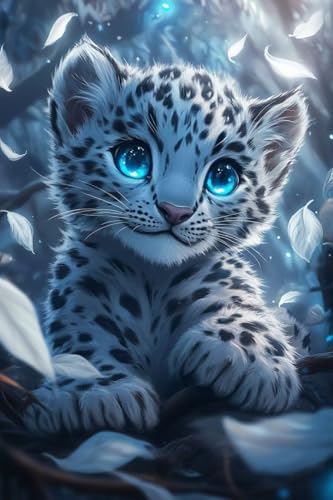 Peinture Diamant 5D Full Drill Animal : Grand Kit Loisir Créatif Mosaïque