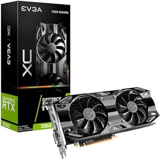 EVGA GeForce RTX 2060 12GB XC Gaming, 12G-P4-2263-KR, 12GB GDDR6,Dual Fans, Metal Backplate