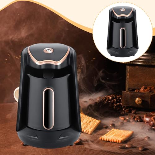 Image of Automatic Turkish Coffee Maker EU 220V Plug 9.2x6.1inch Black Color 1-4 Cups