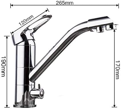 Robinet de cuisine mitigeur orientable 360° pour purification eau - 2