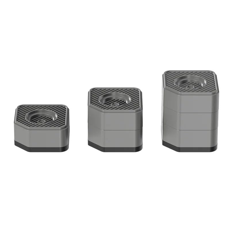 Almohadillas antivibración para pies, alfombrilla de goma antideslizante, amortiguadores silenciosos, soporte para lavadora, refrigerador, almohadilla para patas mueble, 4 Uds(4.5cm)