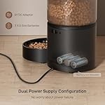 Automatic Cat Feeder: 3L Auto Food Dispenser with Timed Feeding| 6 Meal Programmable& 1-20 Portion Precise Control- Easy to Clean & Setup for Cat Indoor| Desiccant Bag Keep Food Fresh - Image 3