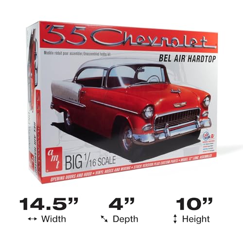 AMT 1955 Chevy Bel Air Hardtop 1:16 Scale Model Kit