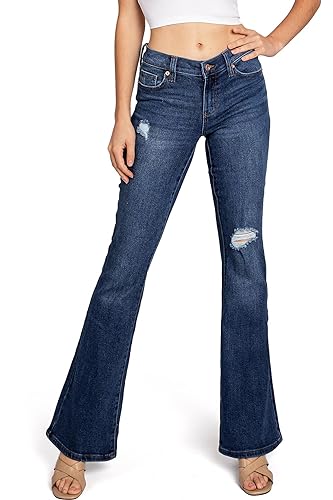 Celebrity Pink Regeneration Women's Juniors Y2K Low Rise Flare Jeans