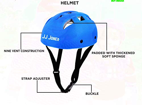 Image of JJ JONEX Protective Set Skating and Cycling Guard Combo Small Blue /Full MYC