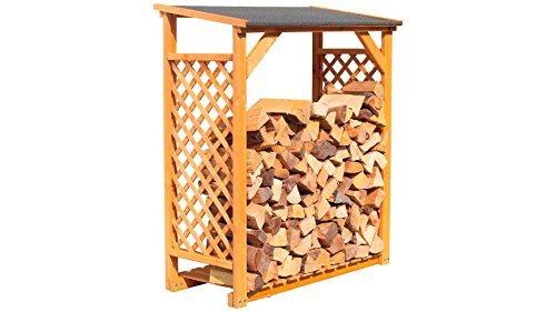 Promadino Kaminholzregal Speyer honigbraun Cover