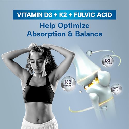 Image of Bliss Welness Calcium Magnesium Zinc Vitamin D3 K2 & B12 Folic Acid | Joint Support Bone Strength Pain Relief Ortho Care | For Men & Women Health Supplement - 120 Vegetarian Tablets.