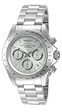 Invicta 14381 Speedway Orologio da Unisex acciaio inossidabile Quarzo quadrante argento