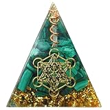 オルゴナイト ピラミッド マラカイト メタトロンキューブ 天然石 浄化 瞑想 スピリチュアル パワースポット 置物 インテリア orgopy006 オルゴナイト ピラミッド マラカイト メタトロンキューブ 天然石 浄化 瞑想 スピリチュアル パワースポット 置物 インテリア orgopy006