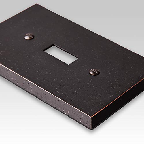 Amerelle 68Bdb Manhattan Single Blank Cast Metal Wallplate In Aged Bronze #TOP1