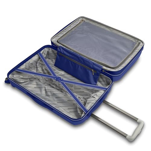 Image of American Tourister Stratum 2.0 Expandable Hardside Luggage with Spinner Wheels, Sapphire Blue, Carry-on