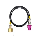 Vavoger Upgraded Soda Terra Machine Co2 Adapter Quick Connector Hose Special for Series (60inch), Bl