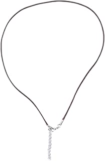 ljhnba Dia 1.5mm Leather Cord Necklace with Clasp Adjustable Braided Rope for Jewelry Making Necklace Supplies Leather Cord with Clasp for Women Men Wax Rope Chain Braid for Men Chain