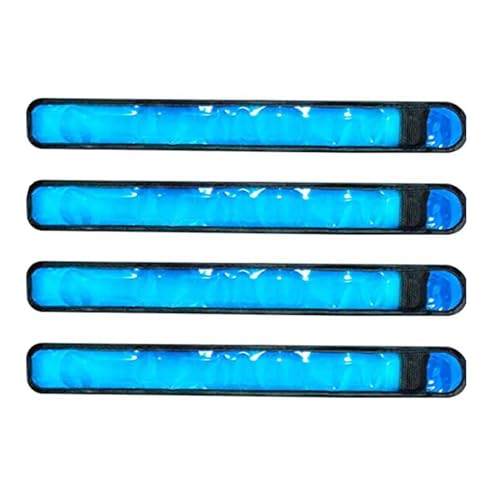 Bandas LED para patas de caballo, correas de seguridad, luces de tobillo ajustables para montar de noche, adorable material impermeable, equipo de equitación para granja, estable, desfile, ranc