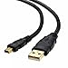Mediabridge USB 2.0 - Mini-USB to USB Cable (8 Feet) - High-Speed A Male to Mini B with Gold-Plated Connectors