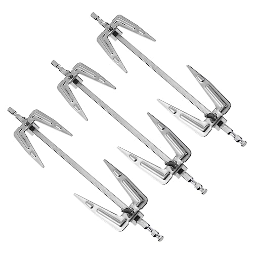 POPETPOP 3pcs Stainless Steel Grill Fork Versatile Bbq Tools for Air Fryer Oven Cooking Durable Meat Forks for Easy Grilling Rotating Design for Bbq Lovers