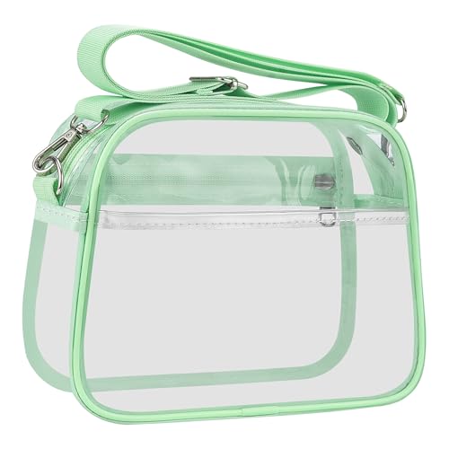 Oraben Clear Bag for Stadium Events Clear Crossbody Satchel Bag for Women Clear Purse Small Stadium Bag for Concerts Sports (Avocado Green, Small) by Oraben - Used condition - Image 6