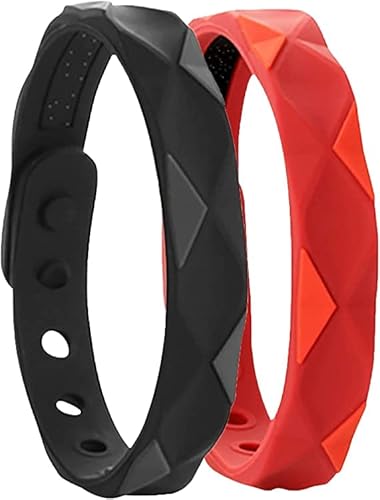 Ionen-Körperform-Armband,RedUp Ferninfrarot-Negativ-Ionen-Armband,Negativ-Ionen-Antistatik-Sportarmband, Lymphdrainage-Magnetarmband, wasserdichtes, waschbares Silikon-Armband for Männer und Frauen Cover