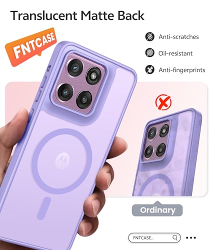 Image of FNTCASE for Moto G Stylus 5G 2026 Case: Motorola G Stylus 2025 Case [Compatible with Magsafe] Translucent Matte Cases with [Screen Protector] Military Grade Shockproof Protective Phone Cover