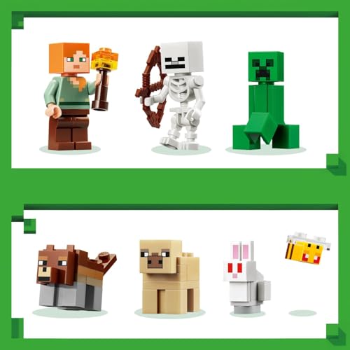 Image of LEGO Minecraft First Night Adventure Building Toy - Pretend Play Set - Gaming Merchandise - 21593