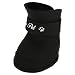 Haustier Hundestiefel, 4PCS Silikon Nette wasserdichte Stiefel Anti Rutsch Gummisohlen für Outdoor (Größe 2.0 'x 1.57in)