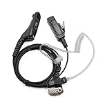 Acoustic Tube Earpiece Headset with Microphone,Multi Pin Two Way Radio Covert Security Bodyguard PTT Earpiece Headset for Motorola DP3400 DP4400 DGP4150 XPR6300 APX1000 APX4000 GP68 GP88 GP300