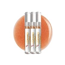 Nicole + Brizee N+B H&B Lip Gloss & Lip Tint Set, Hydrating, Long Lasting Lip Gloss, Non-Sticky Shimmer Shine for Women - Champagne Flavor 3 Pack, 4g