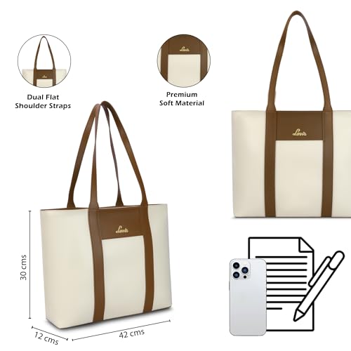 Image of Lavie Women's Colourblock Regan Tote Bag | Tote Bag for Work | Ladies Purse | Stylish Shoulder Bag | Gift for Women