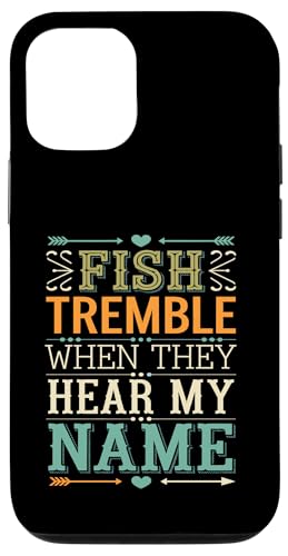 Carcasa para iPhone 12/12 Pro Funny Humor Fish Tremble Sarcastic Fishing Jokes Bass Fish