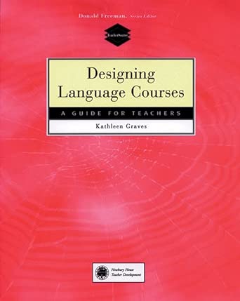 Amazon.com: Designing Language Courses: A Guide for Teachers ...