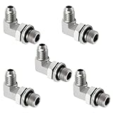 SYOWADA 5Pcs 90 Degree Elbow Hydraulic Hose 3/8