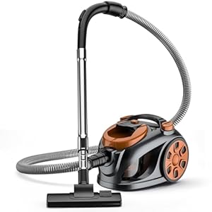 Oamger Beutelloser Staubsauger 3300W mit HEPA Filter – 3L Staubsackfrei, 5m Kabel, Leiser Betrieb für Teppiche & Hartböden, Ideal für Haustierhaare, Allergiker & Haushalte (Inkl. Mehrzweckdüsen)