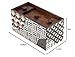 Enigma Decode Secret Puzzle Box - Money and Gift Card Holder in a Wood Magic Trick Lock with Two Hidden Compartments Brainteaser
