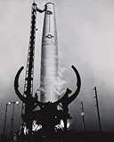 32"x48" Poster, Missile 151 nicknamed Tune Up on 16 December 1958 just prior to its launch from Vandenberg Air Force Base The successful test was conducted a year after the base was activated - Gallery Print
