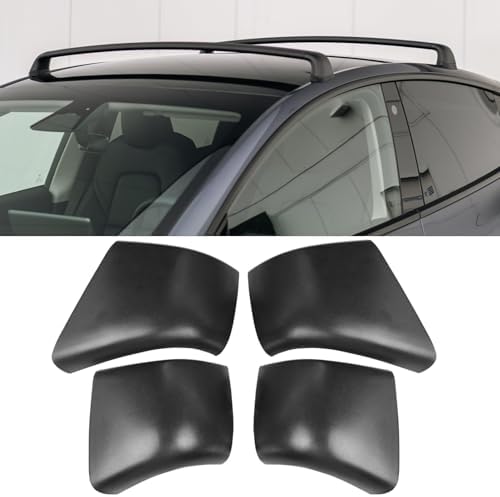 Jaronx for Tesla Model Y Roof Rack Cover Rail End Shell 2020-2023