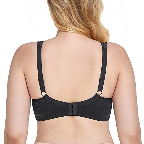 TELIMUSSTO Women's Full Cup Minimizer Bra Wide Straps Non Wired Non Padded Plus Size Comfort Everyday Bra4