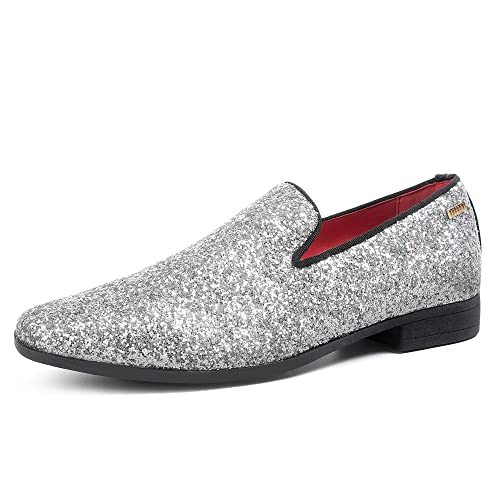 Image of UUBARIS Mens Dress Loafers Tuxedo Suit Slip on Shoes