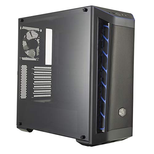 GABINETE MASTERBOX MB511 MID TOWER PRETO com AZUL - MCB-B511D-KANN-S03, Cooler Master